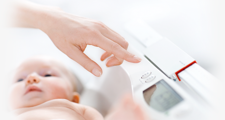 Electronic Baby Scale With Shell Shaped Tray