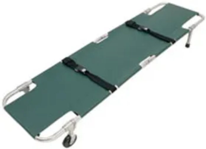 Easy Fold Swivel Wheeled Stretcher