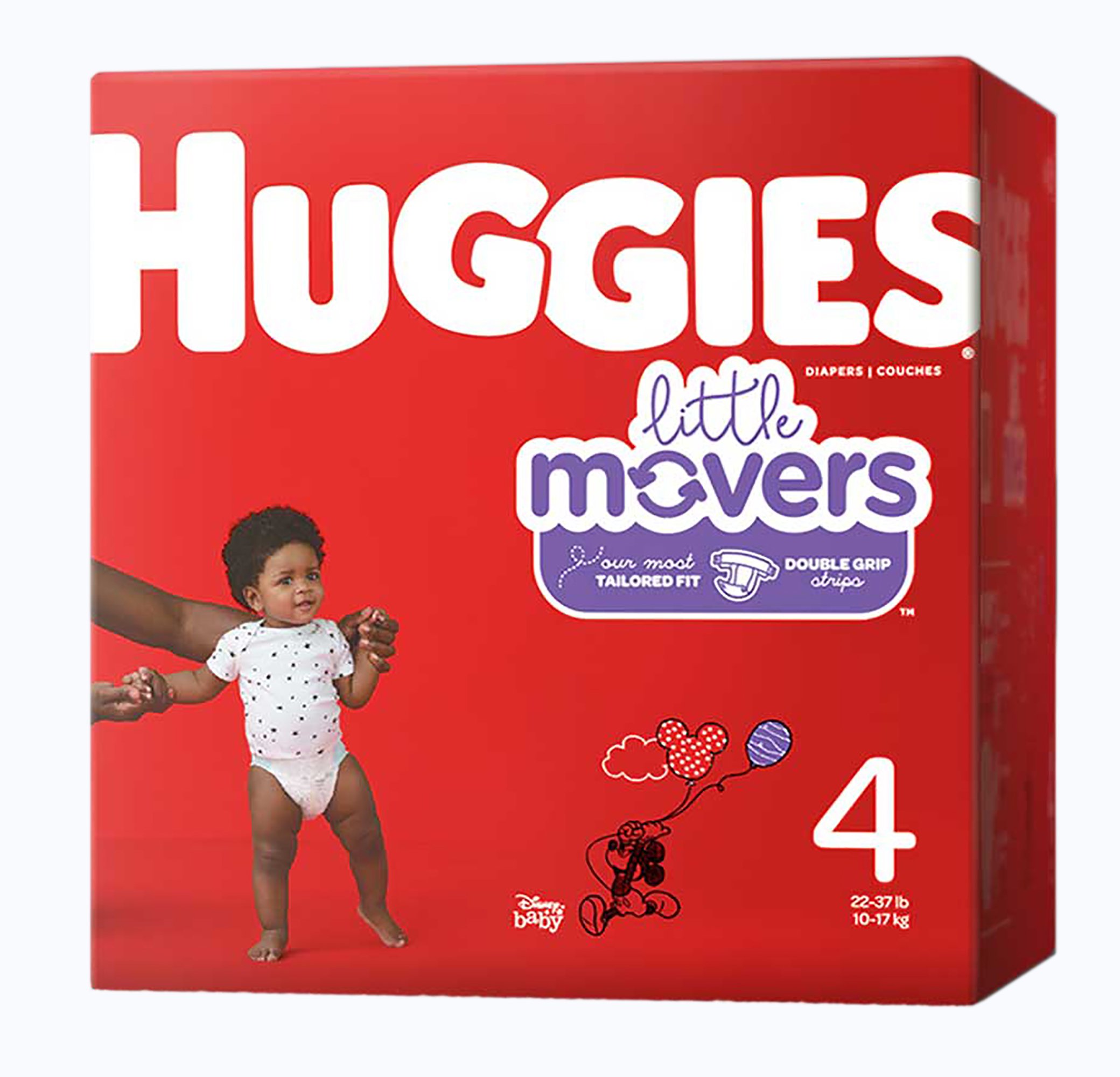 Huggies Little Movers Unisex Baby Diaper, Jumbo Pack, Disposable, Moderate Absorbency