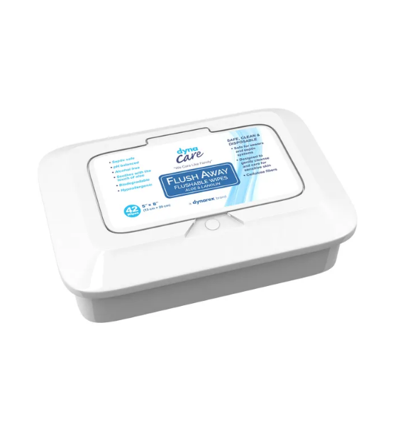 Flushable Wipes, Adult, Tub Pack
