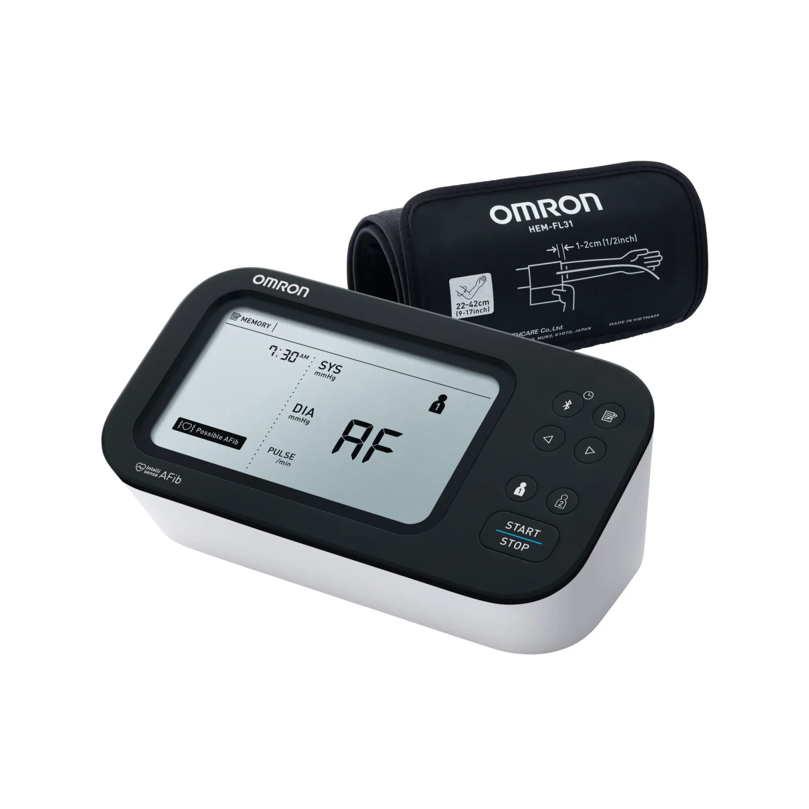 7 Series Upper Arm Blood Pressure Monitor with AFib Screening