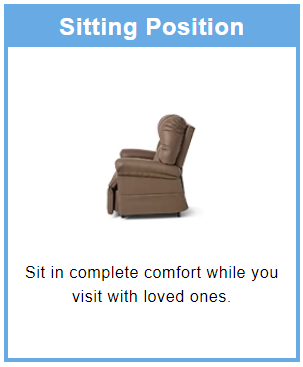 Comfort, Lift & Massage for Seniors Deluxe 2-Zone Perfect Sleep Chair