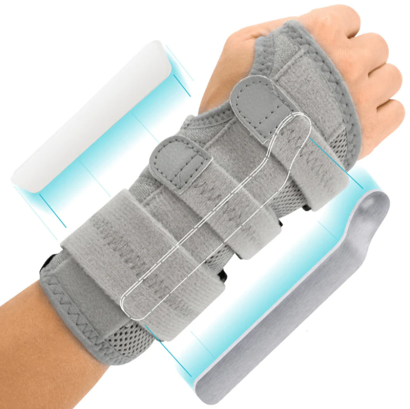 Reversible Splint Vive Health 3 Splint Adjustable Reversible Wrist Brace SUP1069BLK