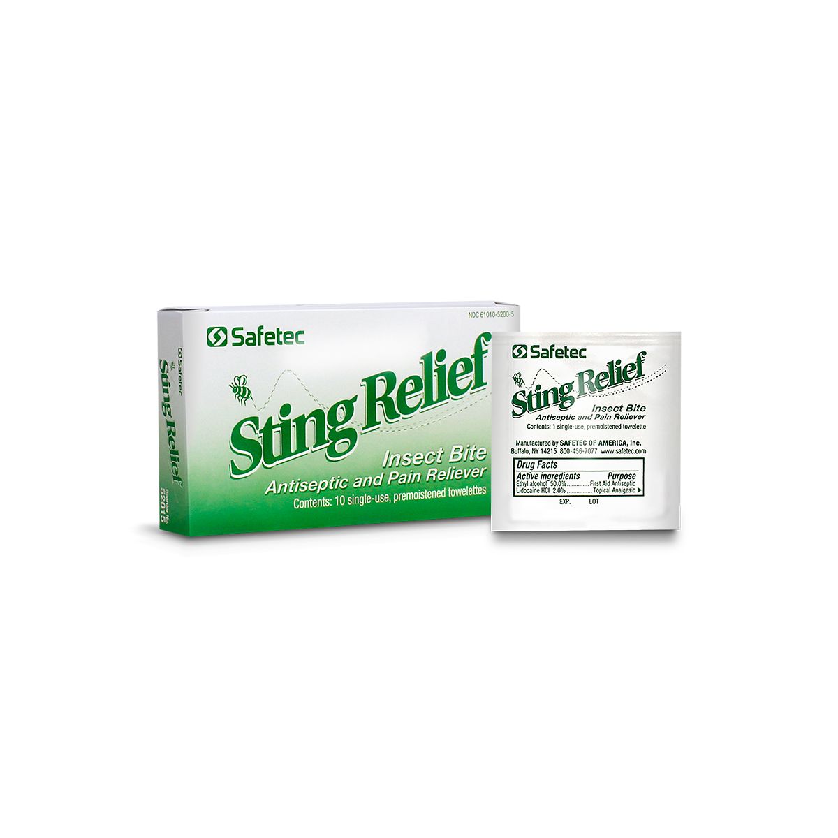 Sting Relief Wipes