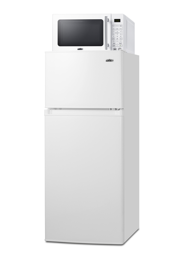 Microwave/Refrigerator-Freezer Combination with Allocator