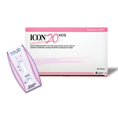 Icon 20 hCG Fertility Test hCG Pregnancy Test Serum / Urine Sample