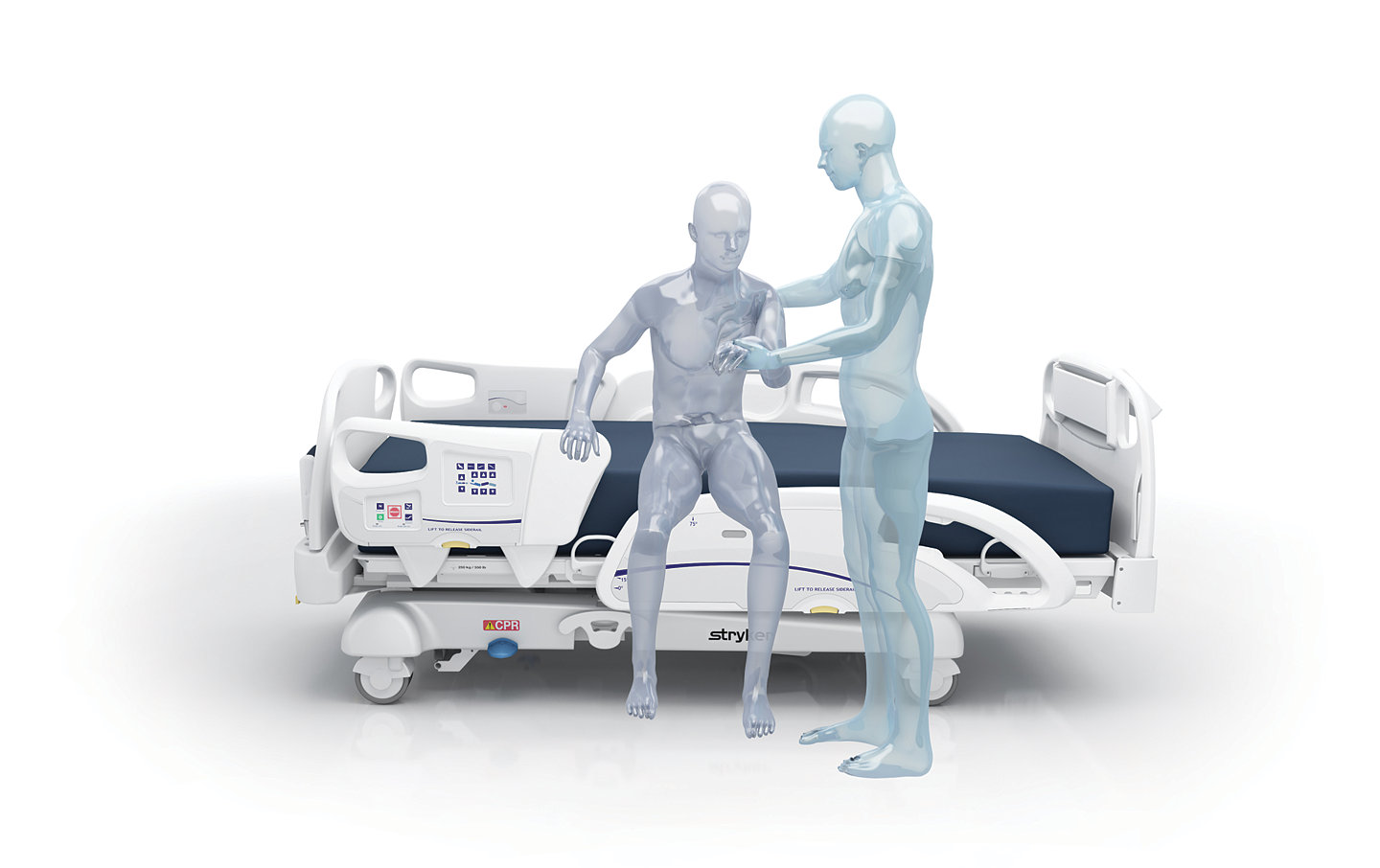 InTouch Critical Care Hospital Bed Refurbished