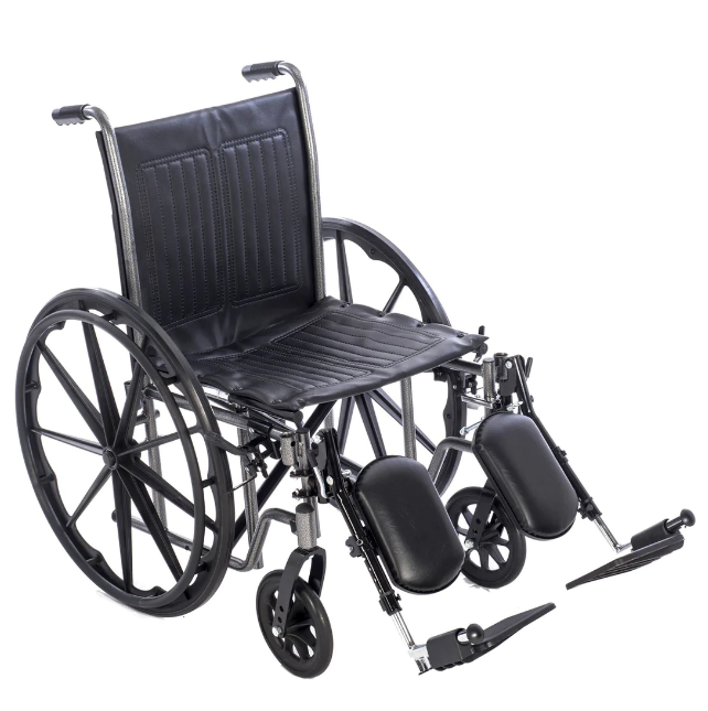 Chariot II K2 Wheelchair with Elevating Leg Rests
