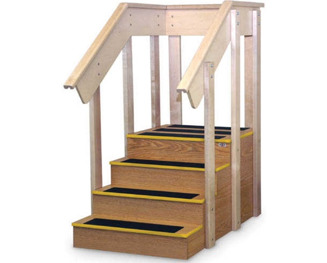 Straight Staircase with Platform
