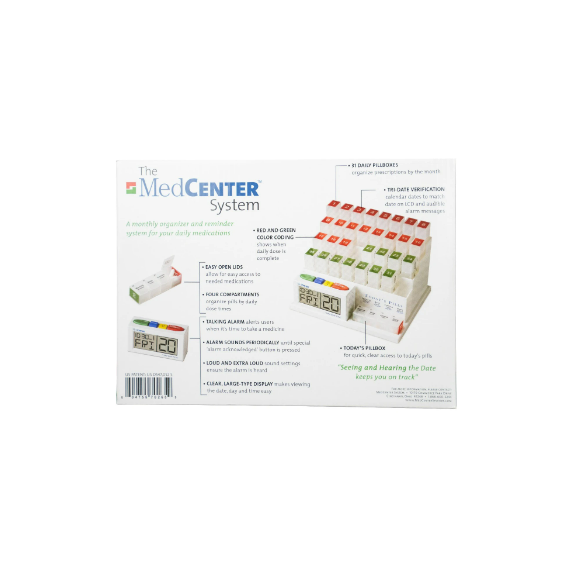 Talking One Month Medication Organizer