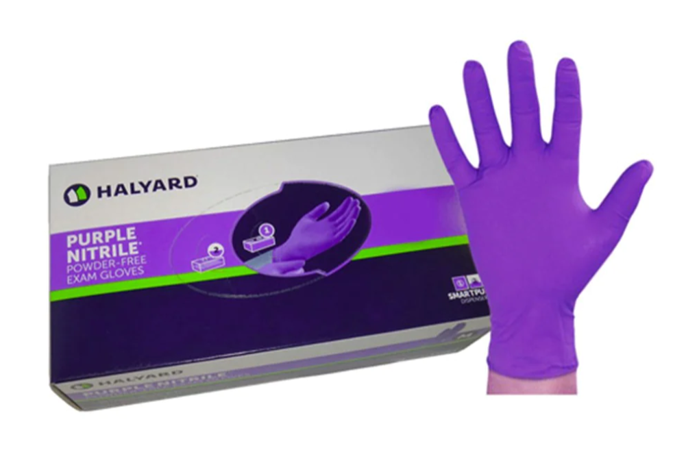 Purple Nitrile Exam Gloves – Pallet