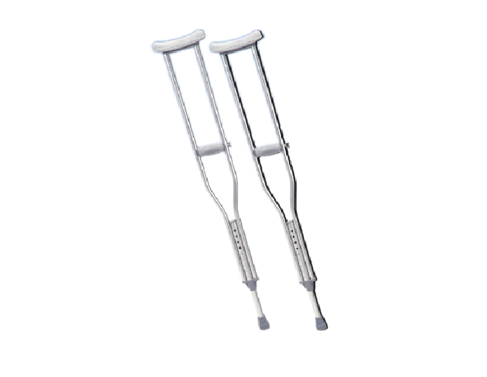 Underarm Adjustable Aluminum Crutch
