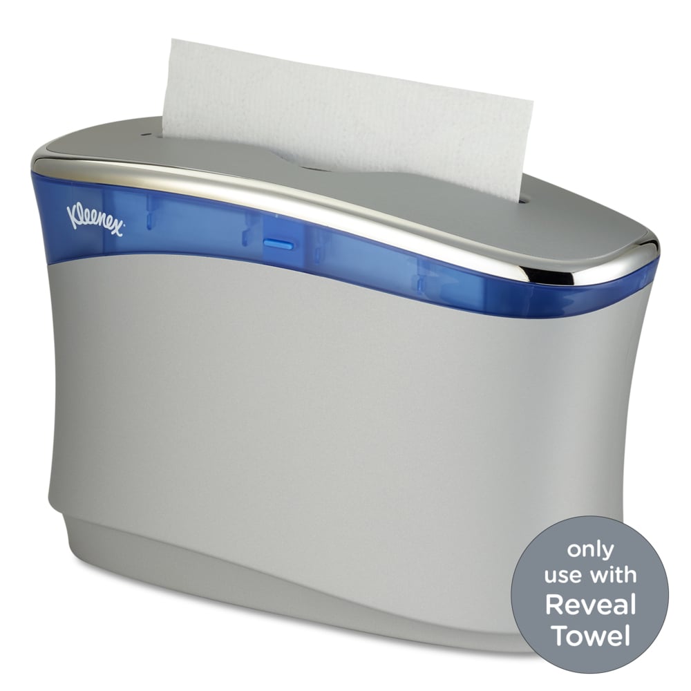 Kleenex Reveal, Folded Towel Dispensers, Soft Grey