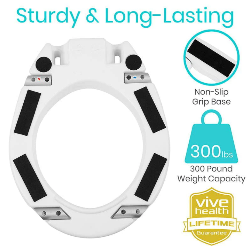 Toilet Seat Riser with Arms