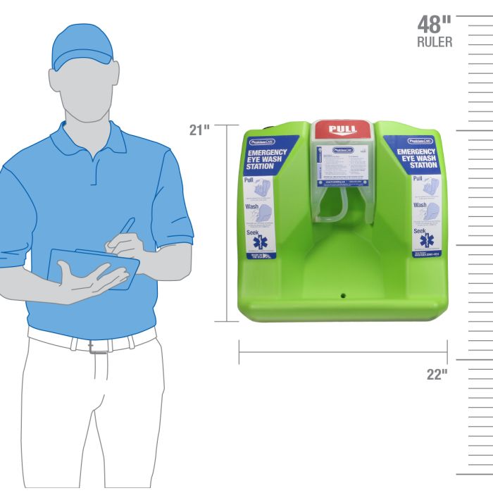 16 Gallon Gravity Fed Eyewash Station
