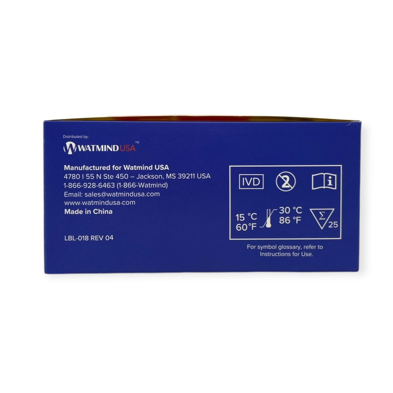 SpeedySwab POC Rapid Covid-19 + Flu A&B Antigen Tests - Box of 25