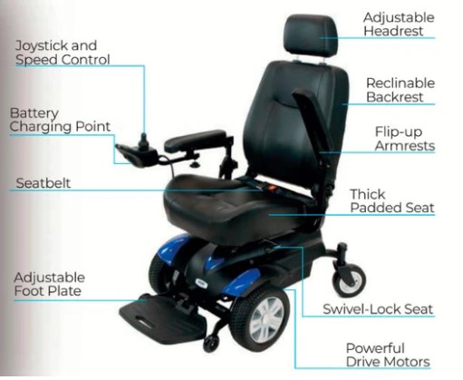 Power Electric Wheelchair Mode V