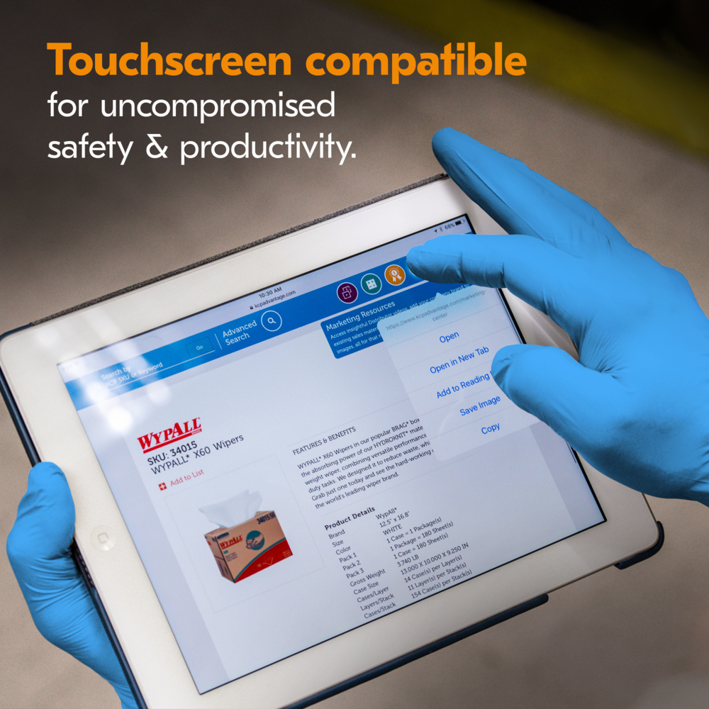 KleenGuard G10 Nitrile Gloves, Powder Free, Latex Free, Non Sterile