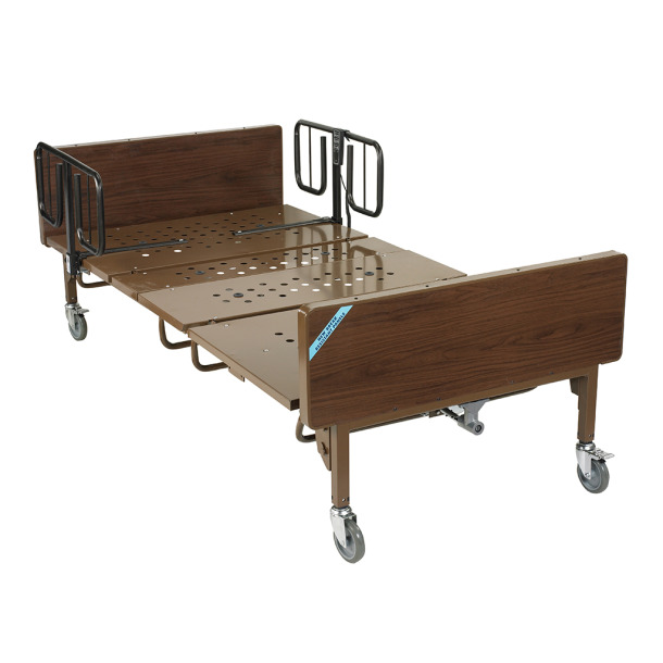 Bariatric Bed 42'W, 600 lb Capacity, 1 pair T rails 