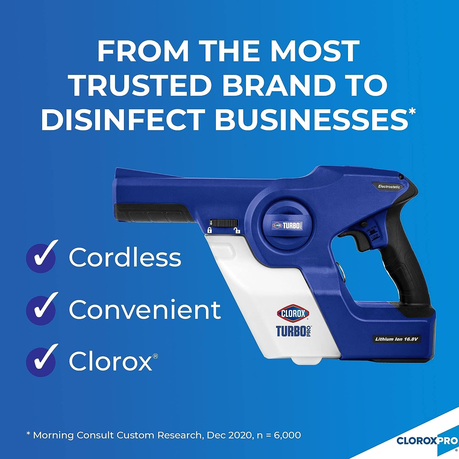 Turbo Pro Cordless Electrostatic Sprayer