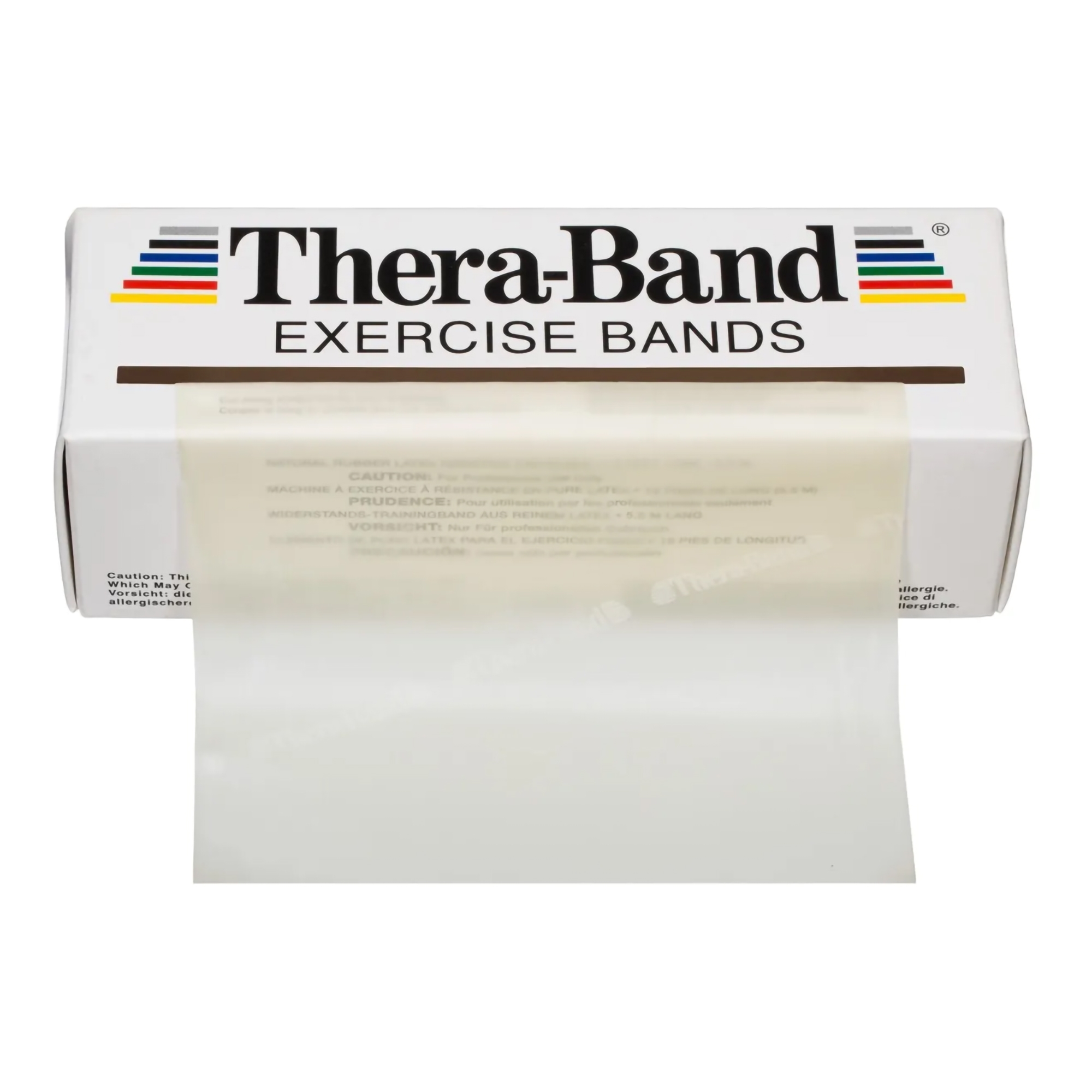 Professional Resistance Bands, Dispenser Box, 6" x 50 yds