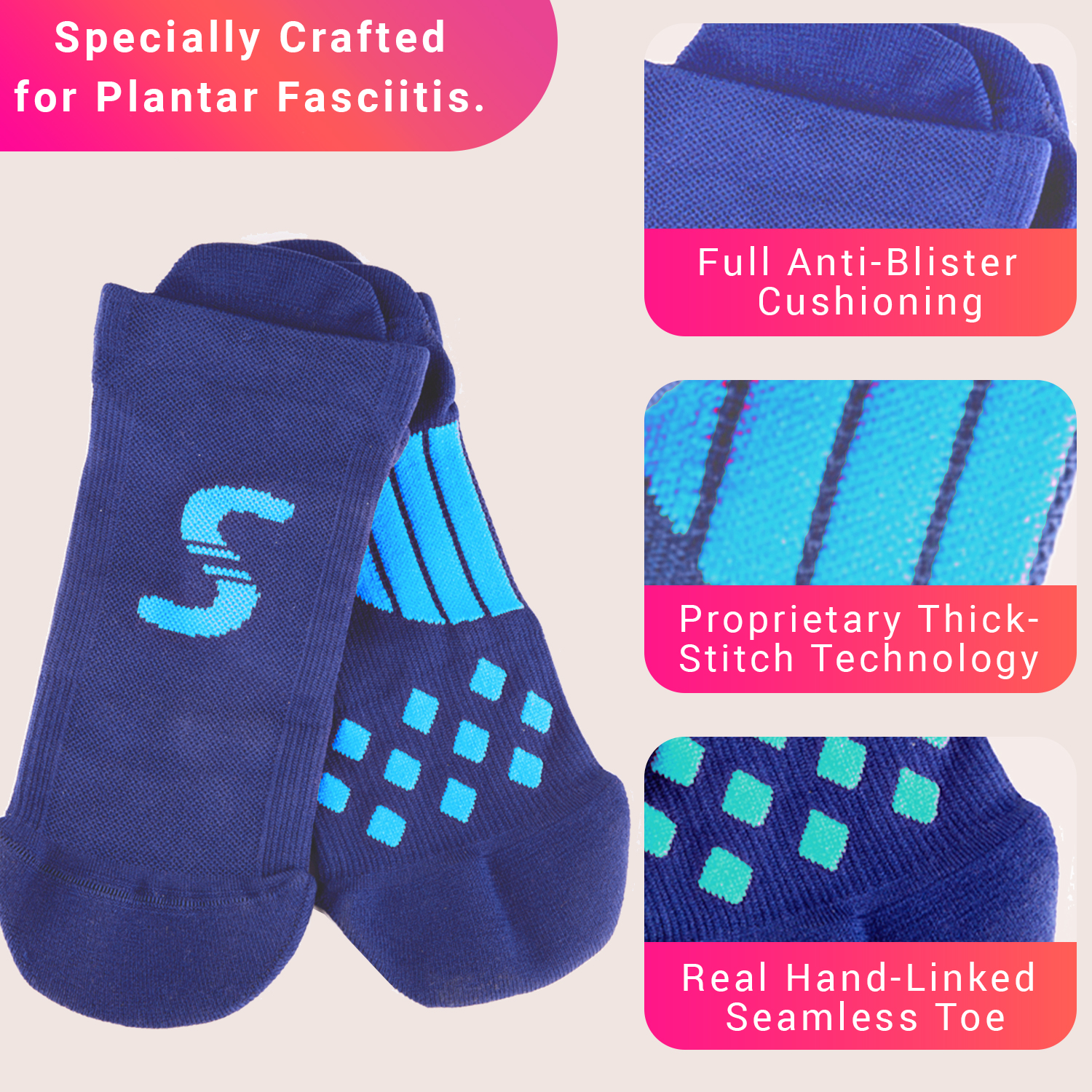 Strech Plantar Fasciitis Socks