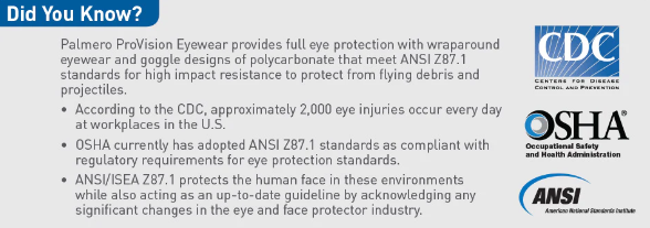 ProVision Contour Wraps Safety Glasses