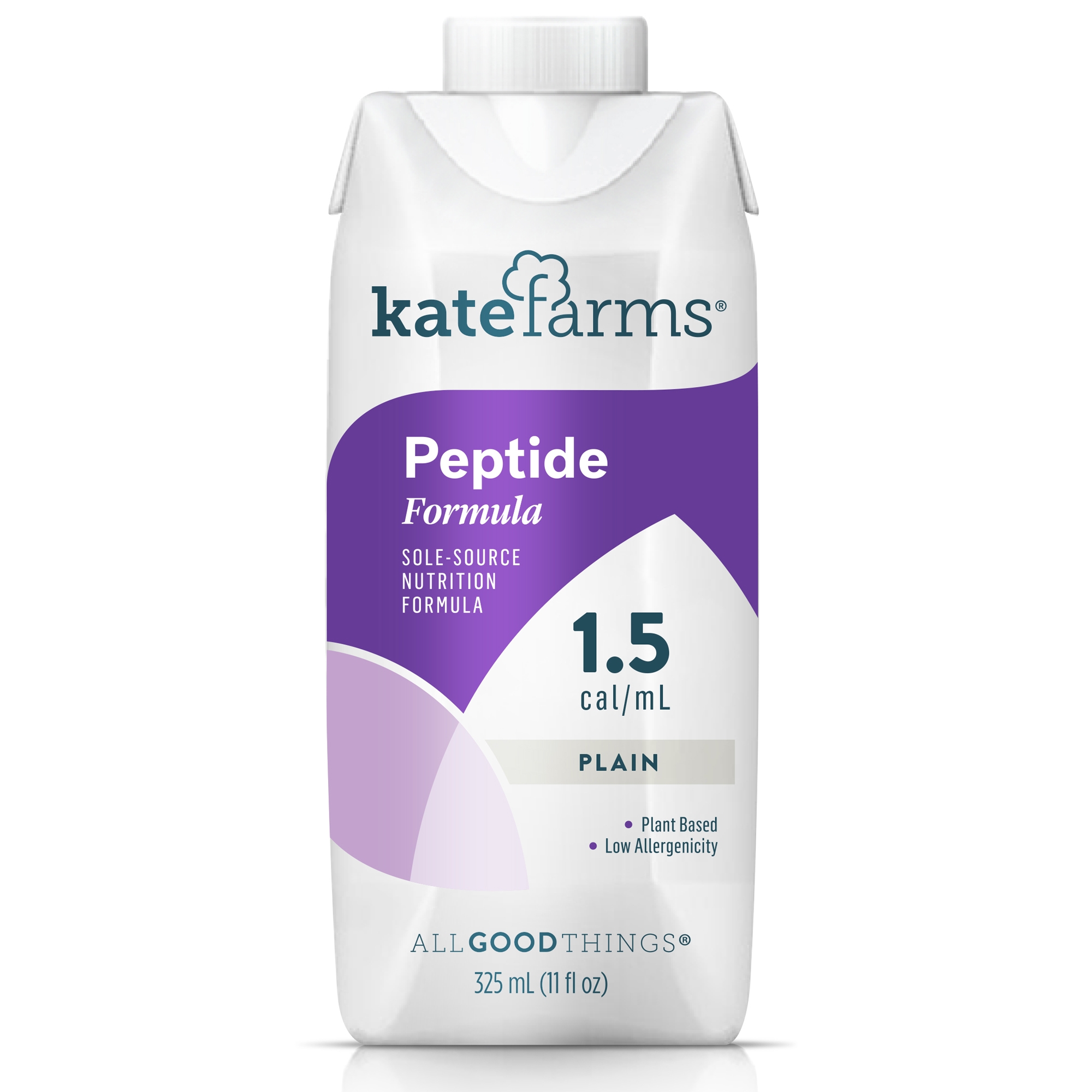 Oral Supplement Peptide Plain Flavor Liquid 11 oz Carton