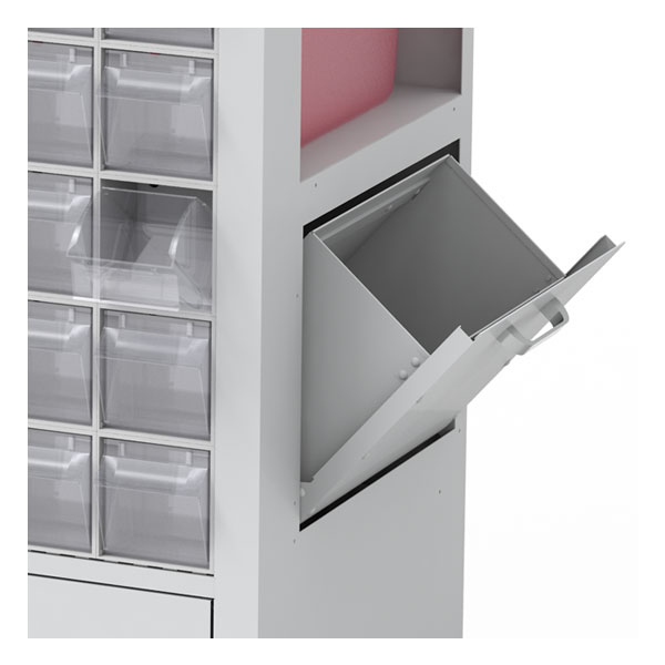 All In One Tall Phlebotomy Cart, 5 Drawers