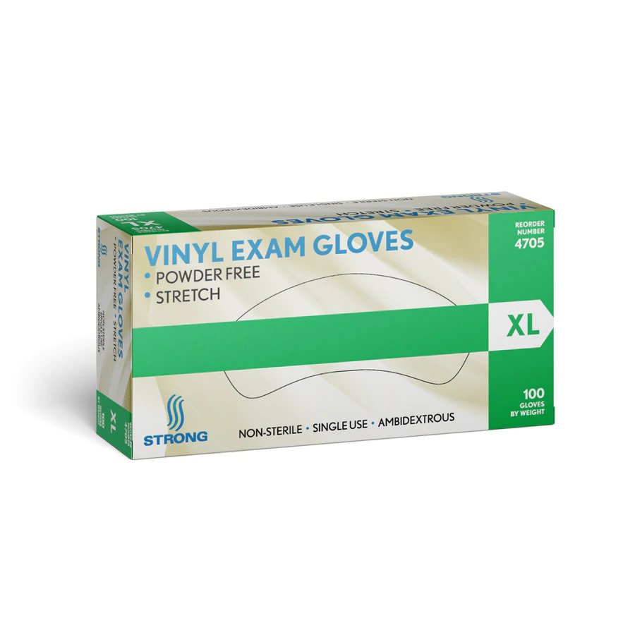 STRONG Vinyl Exam Stretch Gloves