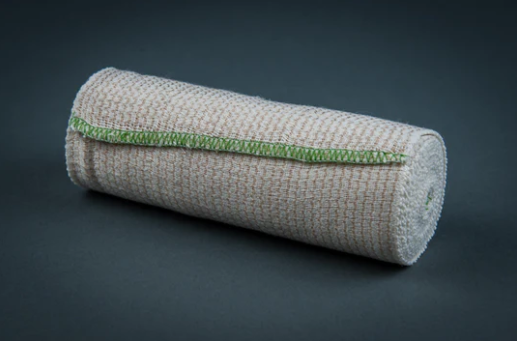 Honeycomb Elastic Bandage with Double Velcro Closure, Latex, Sterile, Individually Wrapped