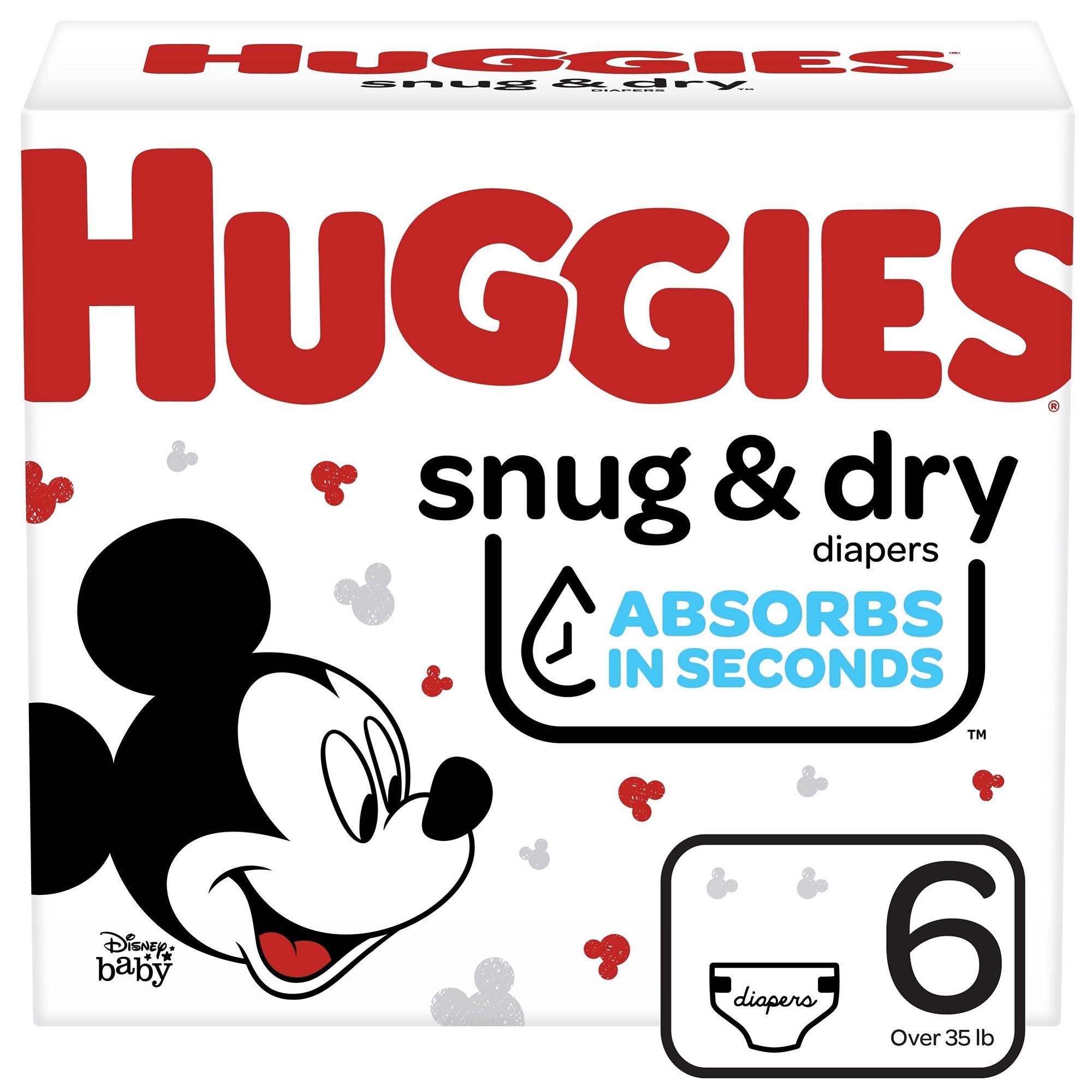 Snug & Dry Unisex Baby Diaper, Disposable, Heavy Absorbency