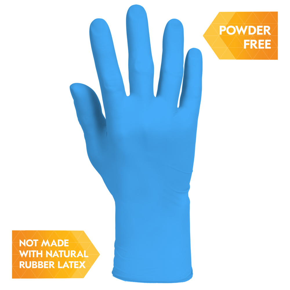 KleenGuard G10 Nitrile Gloves, Powder Free, Latex Free, Non Sterile