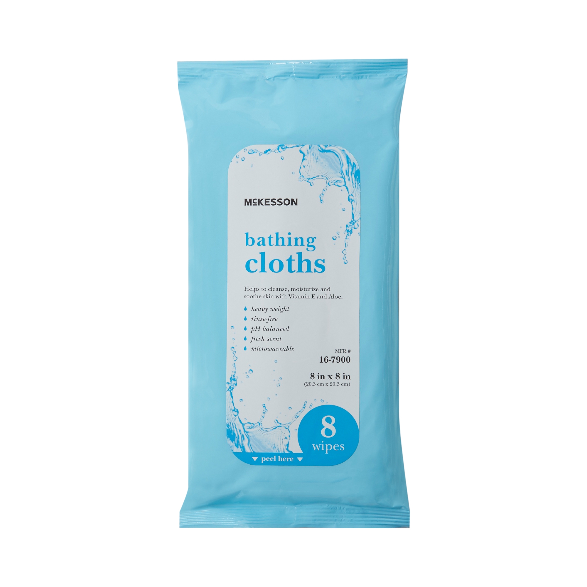 Rinse Free Bath Wipe Scented, Soft Pack