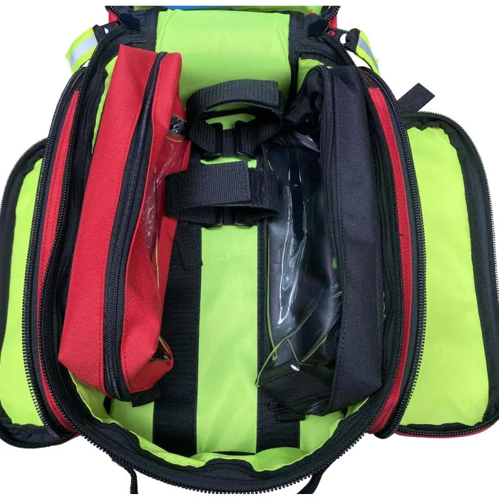 EMS Mini Backpack Red Compact EMT First Aid Emergency Daypack