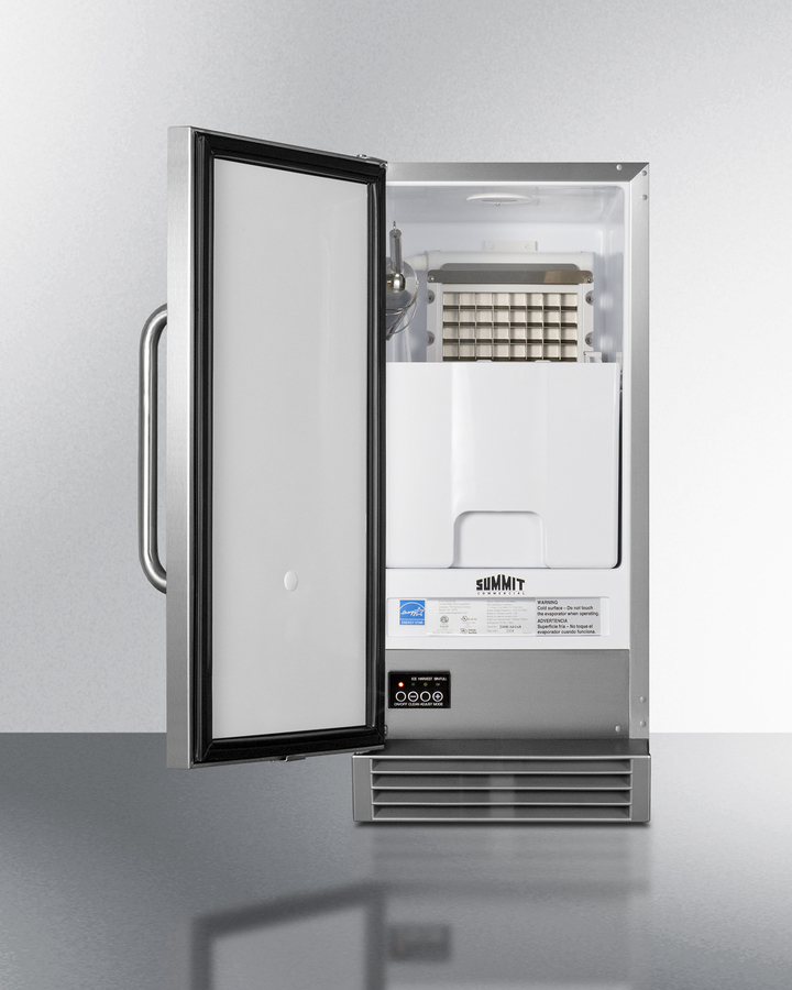ADA Compliant Indoor Built In 50 lbs Clear Icemaker