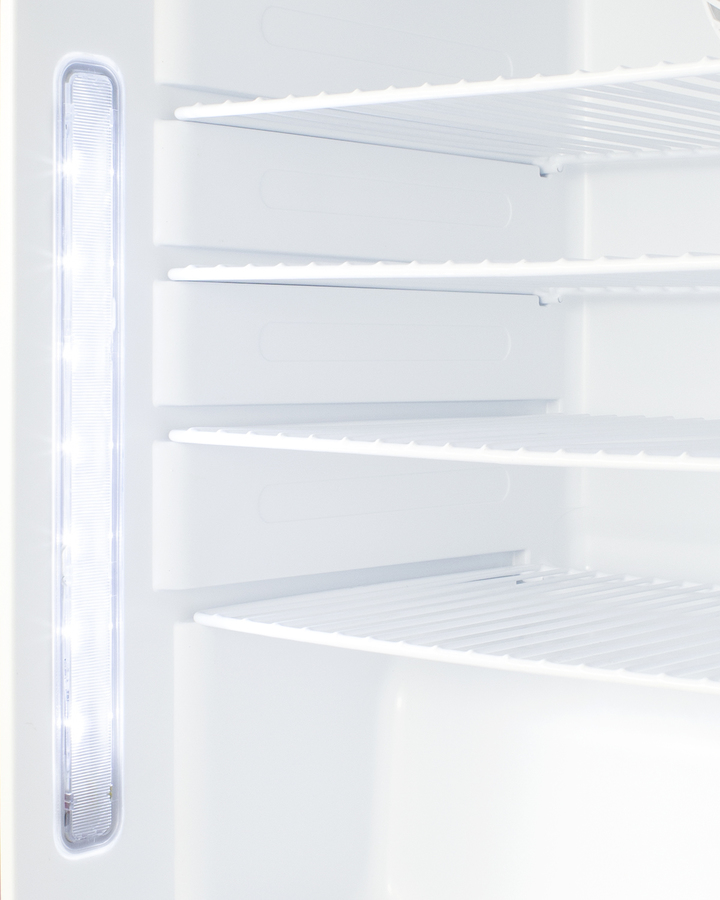 20" Wide Built In Healthcare All Refrigerator with Lock and Copper Handle
