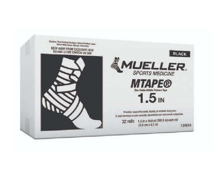MTape Zinc Oxide Athletic Trainers Tape, 1.5" x 10 yds