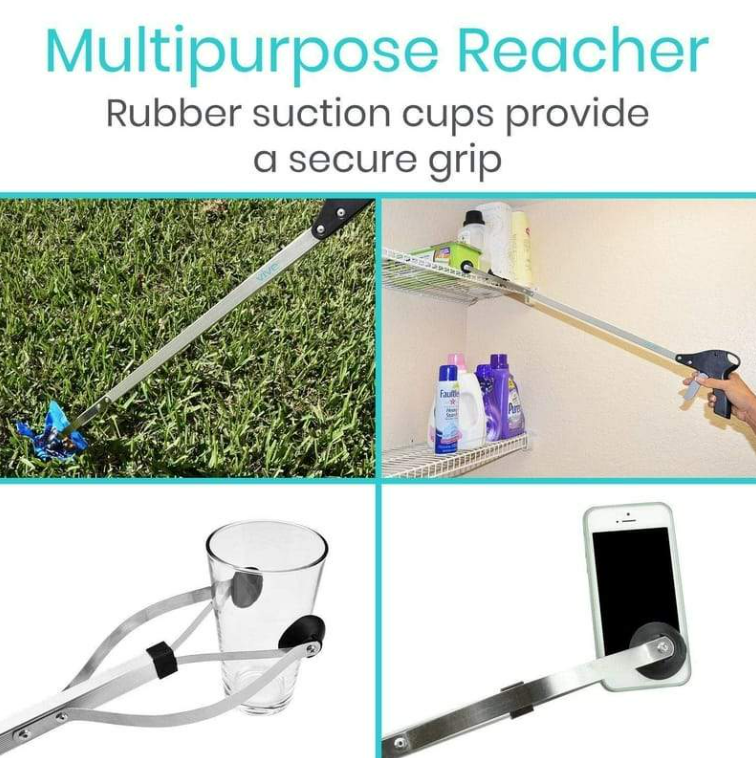 Suction Cup Reacher Grabber