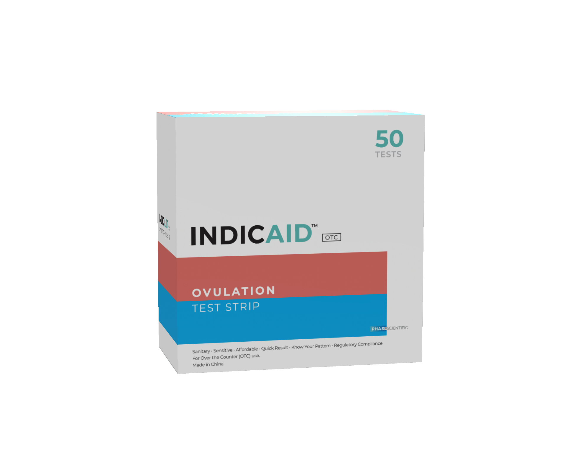 Indicaid Rapid Ovulation Test Strips - Box of 50