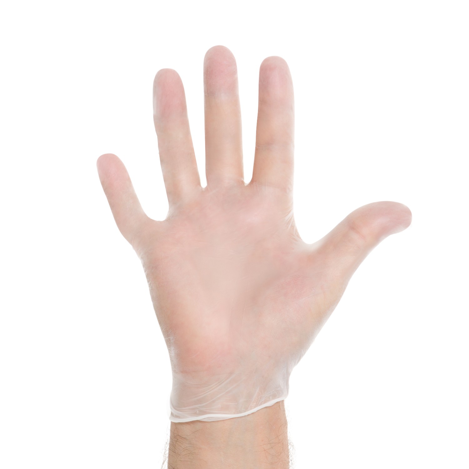 Synthetic Vinyl Exam Gloves, Clear, Non Sterile, Powder Free, Latex Free