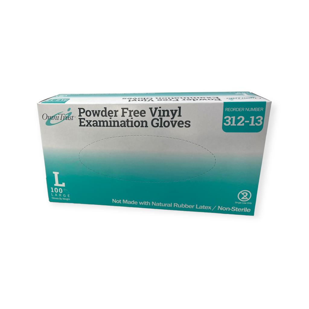 OmniTrust Vinyl Powder Free Examination Glove