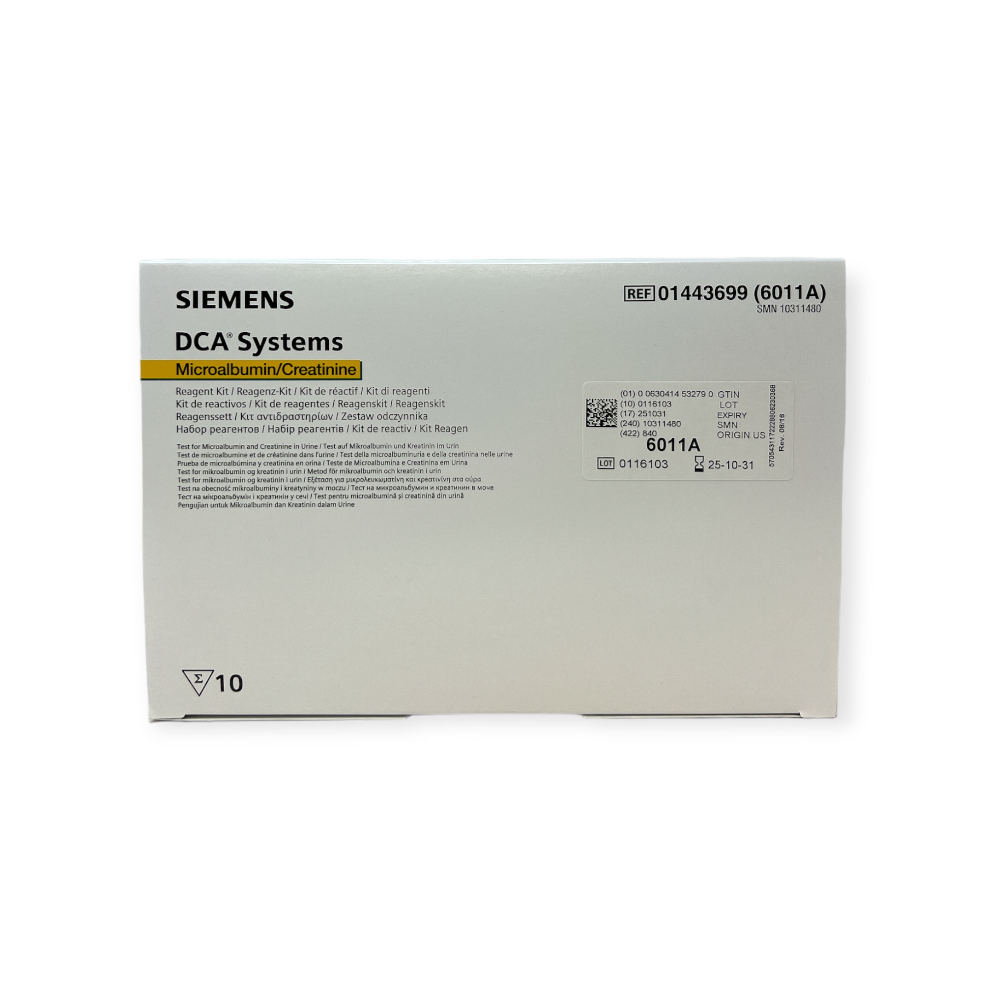 Reagent Kit Microalbumin Creatinine for DCA 2000 Analyzer