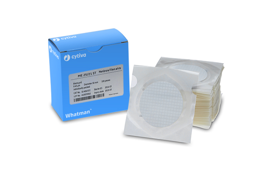 Mixed Cellulose Ester Circle WME Range, 0.45 µm Pore Size, Sterile, Individually Packed, White, with Pad, 47 mm