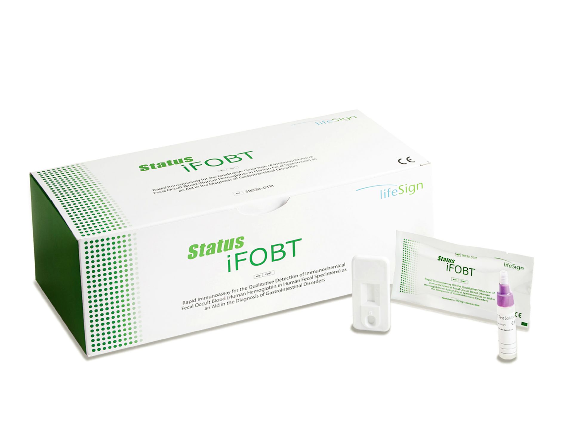 LifeSign Status iFOBT Test 38030-DTM
